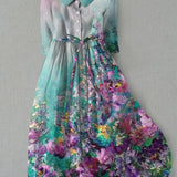 Sara | Floral Print Dress for Women