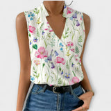 Lucía | Soft Summer Blouse with V-Neck