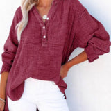 AYLA™ – Casual V-Neck Blouse