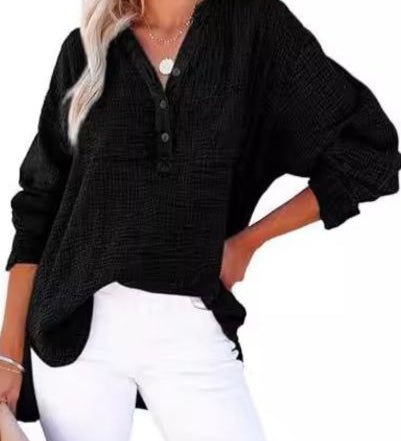 AYLA™ – Casual V-Neck Blouse
