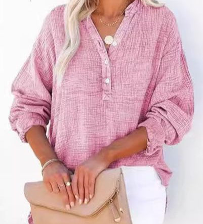 AYLA™ – Casual V-Neck Blouse