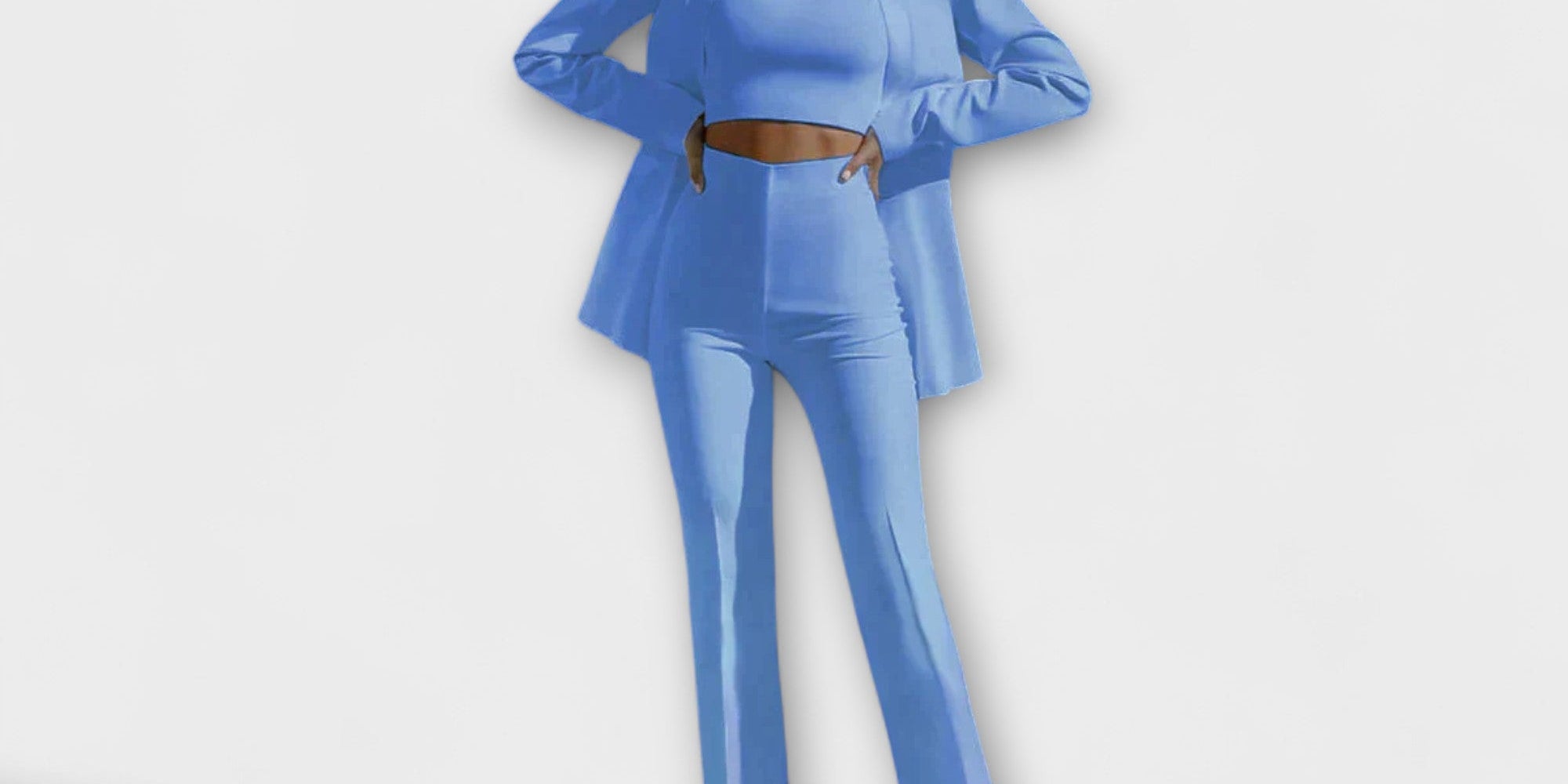 Selina – Stylish Three-Piece Set (Blazer, Top, Trousers)