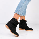 Millie | Suede Cowboy Ankle Boots