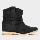 Millie | Suede Cowboy Ankle Boots