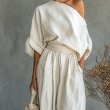 Carmen | Two-Piece Set with Off-the-Shoulder Design