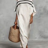 Carmen | Off-the-Shoulder Maxi Dress with Batwing Sleeves