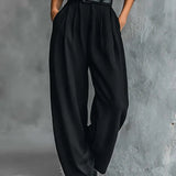 Carmen | Black 2-Piece Set with Belt