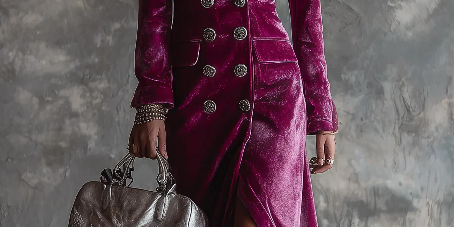 Vera | Maxi Velvet Blazer Dress