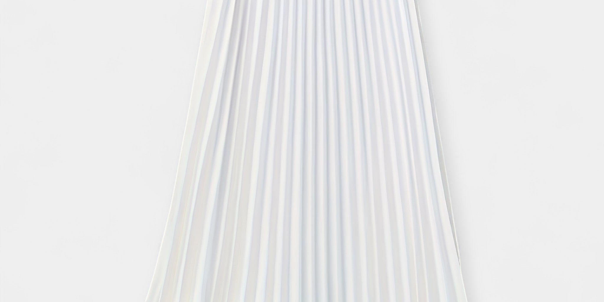 Pleated Satin Maxi Skirt