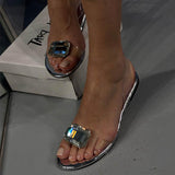 Rosie | Transparent Jewel Sandals