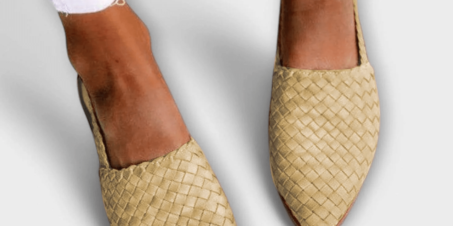 Aurora | Woven Slingback Loafer