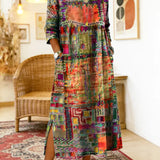 Eliana | Printed Midi Dress