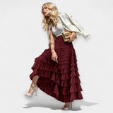 Elegant Tulle Detail Skirt