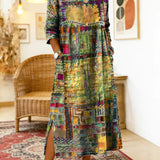 Eliana | Printed Midi Dress