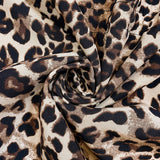 Reversible Hooded Coat with Leopard Print