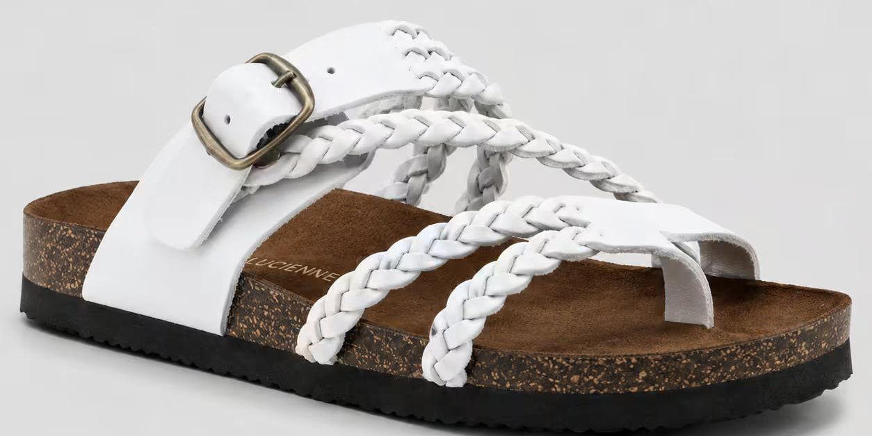 Elena | Woven Leather Sandals