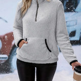 Ellis | Long Sleeve Zip-Up Sweatshirt