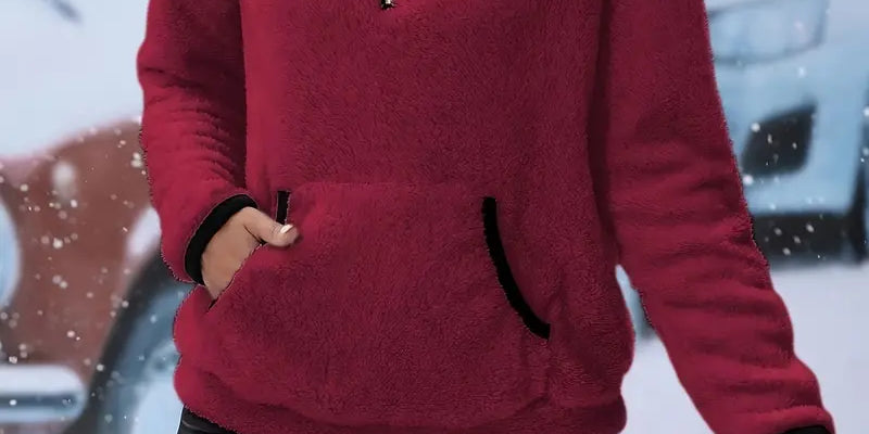 Ellis | Long Sleeve Zip-Up Sweatshirt
