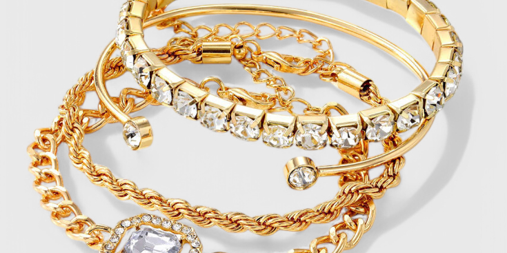 Studded Bracelet Set