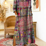 Eliana | Printed Midi Dress