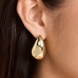 Metallic Drop Earrings