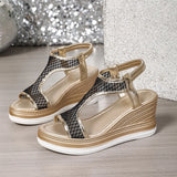 Nadia | Elegant Slip-On Wedge Sandals