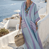 Caftan Dress "Maxine" – Mauve & Horizon