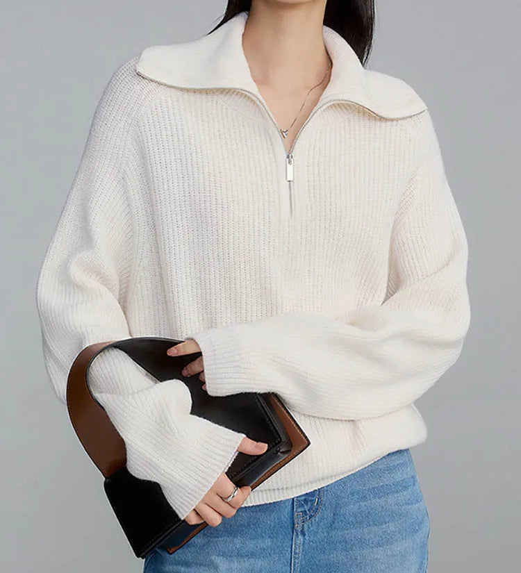 Ava | Zipper Sweater