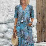 Lina | Lightweight Dress with V-Neck
