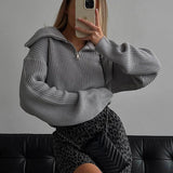 Ava | Zipper Sweater