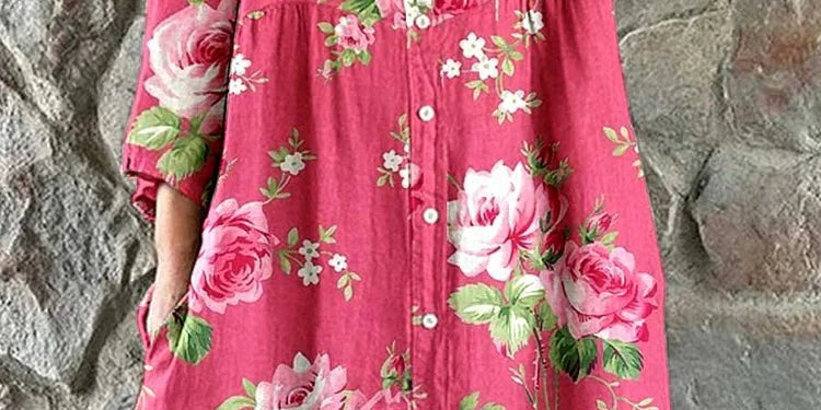 Maddie | Art Floral Dress