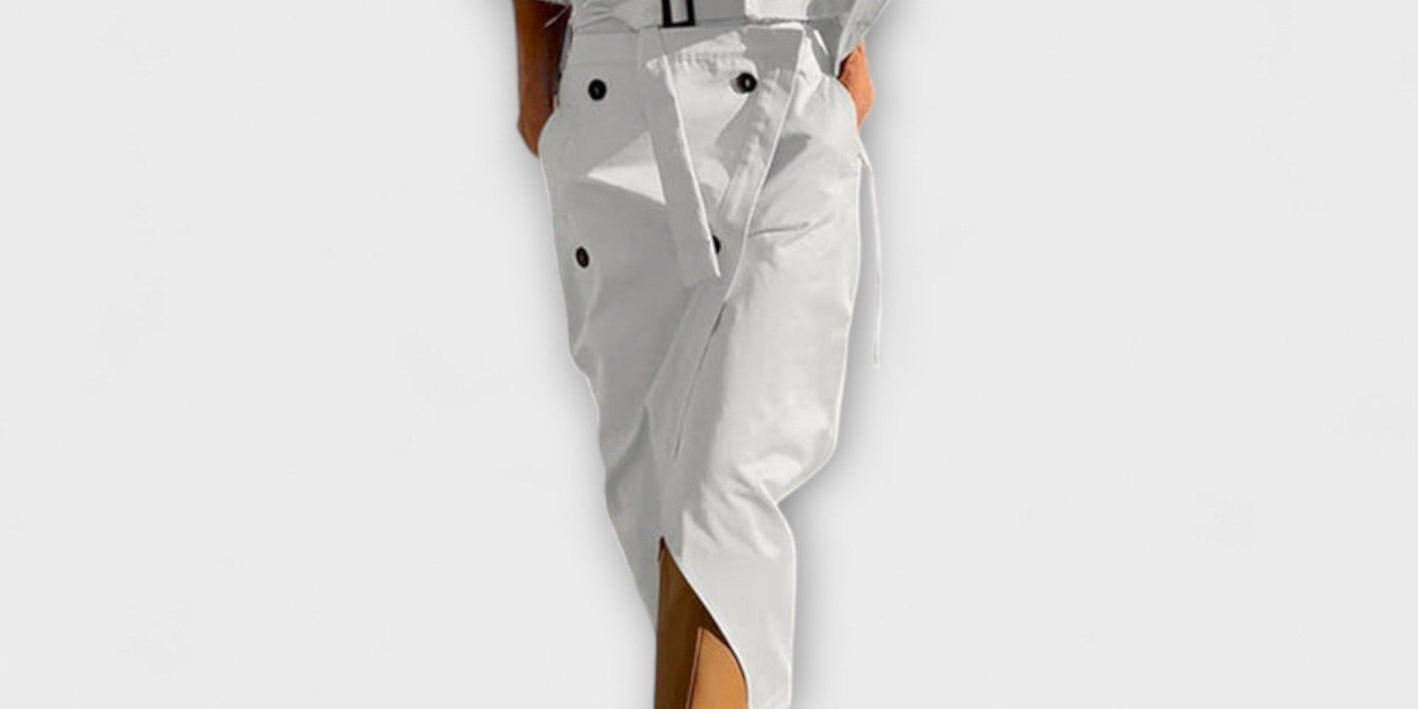 Lyra – Elegant Jacket and Midi Skirt with Pockets