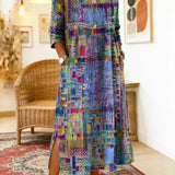 Eliana | Printed Midi Dress