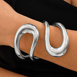 Asymmetrical Cut Bracelet
