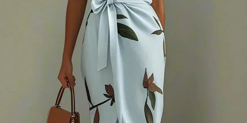 Amelia | Elegant Floral Wrap Dress
