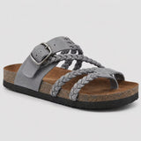 Elena | Woven Leather Sandals
