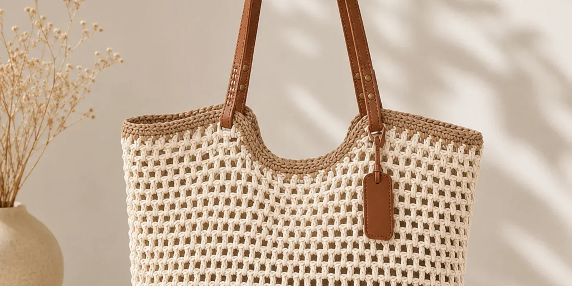 Clare Two-Tone | Handwoven Tote Bag