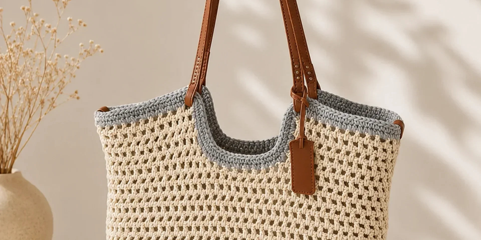 Clare Two-Tone | Handwoven Tote Bag