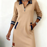 Catalina | Long Sleeve Cotton Dress