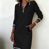 Catalina | Long Sleeve Cotton Dress