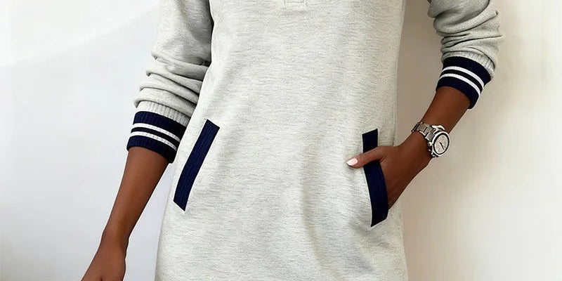 Catalina | Long Sleeve Cotton Dress