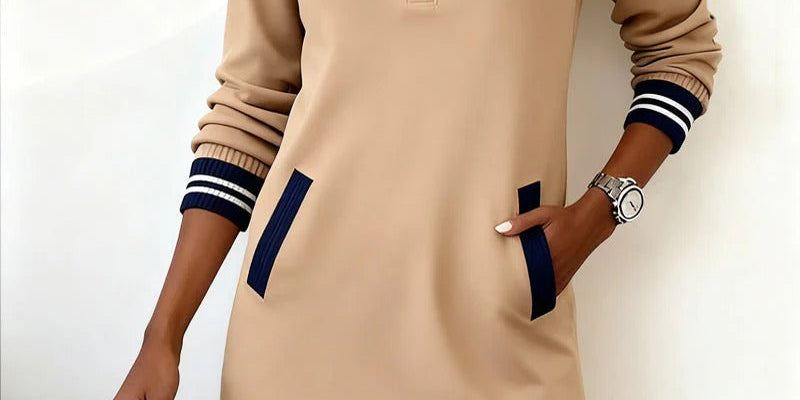Catalina | Long Sleeve Cotton Dress