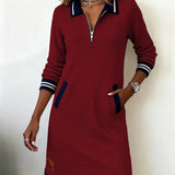 Catalina | Long Sleeve Cotton Dress