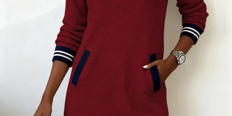 Catalina | Long Sleeve Cotton Dress