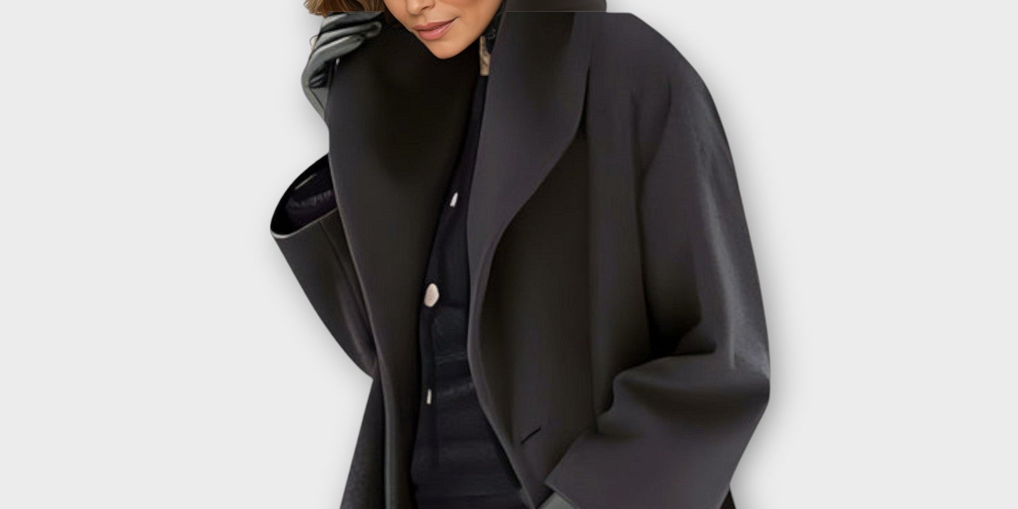 Emma - Premium Windproof Wool Coat