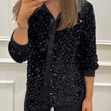 CIARA™ - Shimmer Sequin Shirt
