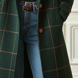 Elena – Classic Checked Coat
