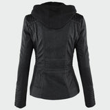 Gia - Leather Biker Jacket