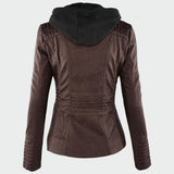 Gia - Leather Biker Jacket