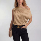 Camilla – Chic Casual One Shoulder Blouse